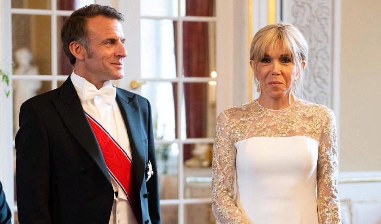 Brigitte Macron en mariée, star exclusive made in France